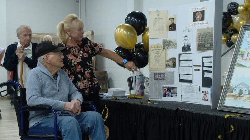 To celebrate his 100th birthday, George Bradbury surrounded himself with family and friends...