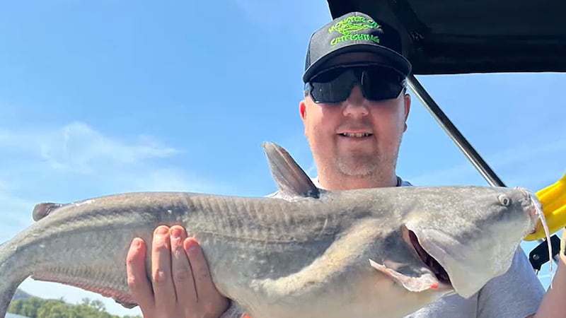 A fishing event providing support to active and retired service members.