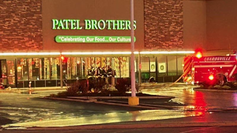 Sharonville firefighters are investigating the cause of an early morning fire at this shopping...