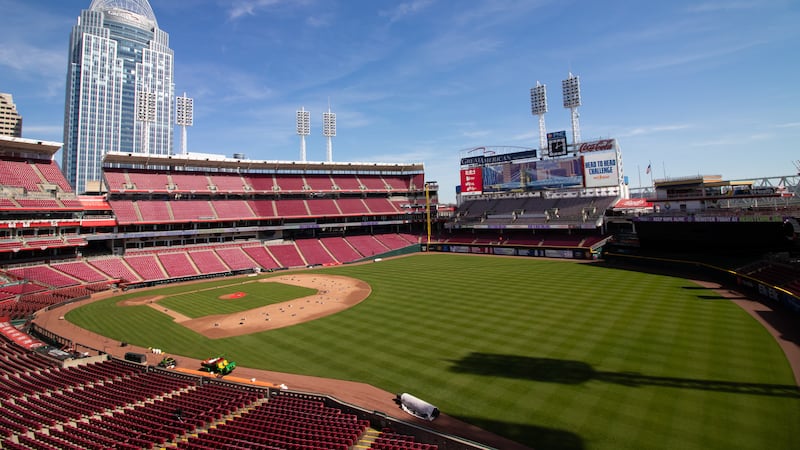 Home of the Cincinnati Reds - Great American Ball Park.