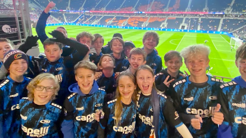 The Star Rush soccer team attended the FC Cincinnati vs Columbus Crew game at TQL Stadium...