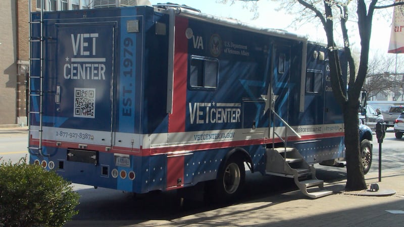 The Vet Center deployed a mobile billboard unit to Hamilton to alert veterans about counseling...