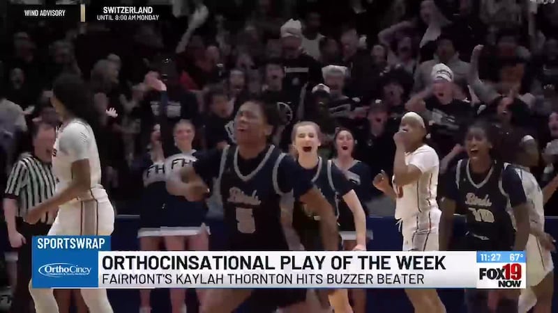 OrthoCinsational Play of the Week: Fairmont's Kaylah Thornton hits buzzer beater
