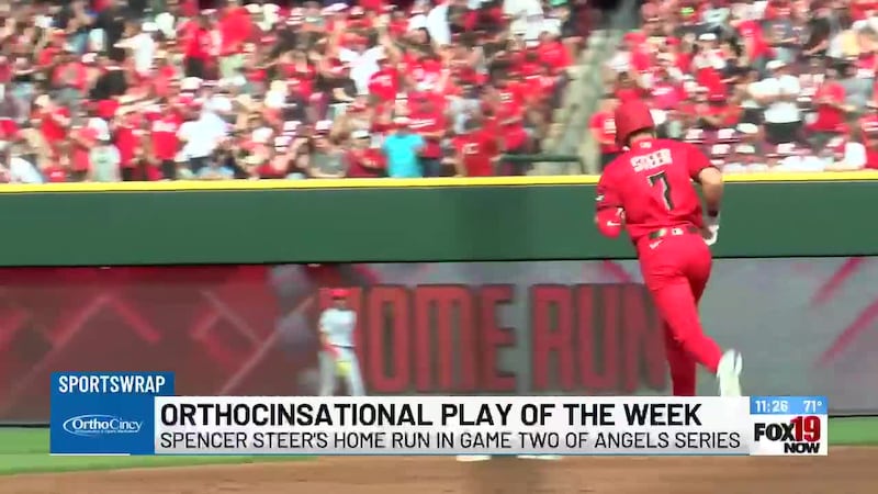 OrthoCinsational Play of the Week: Spencer Steer HR vs Angels