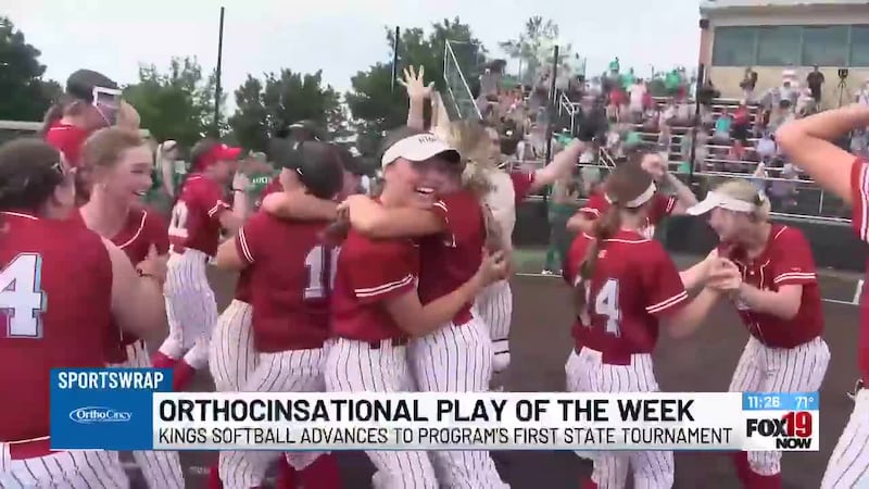 OrthoCinsational Play of the Week: Kings softball advances to progran's first state tournament