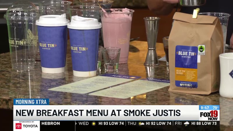 New breakfast menu at Smoke Justis