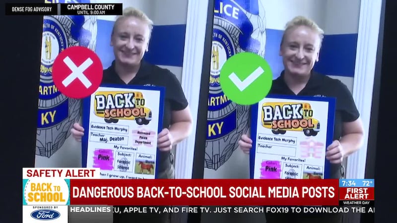 Dangerous back-to-school social media posts
