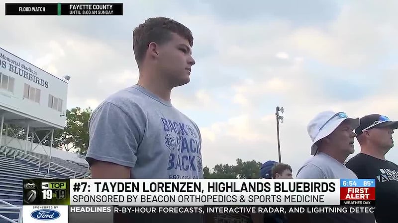 23 touchdowns as a junior, Tayden Lorenzen is #7 on our top 19 of 19 countdown