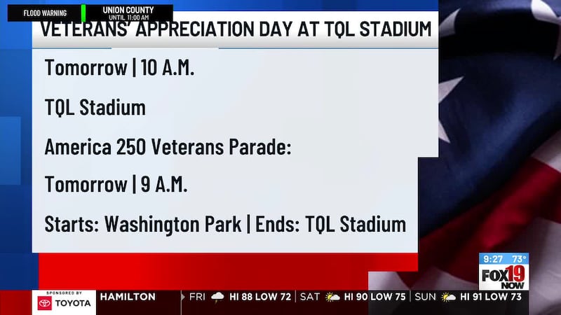 Veterans' Appreciation Day at TQL Stadium