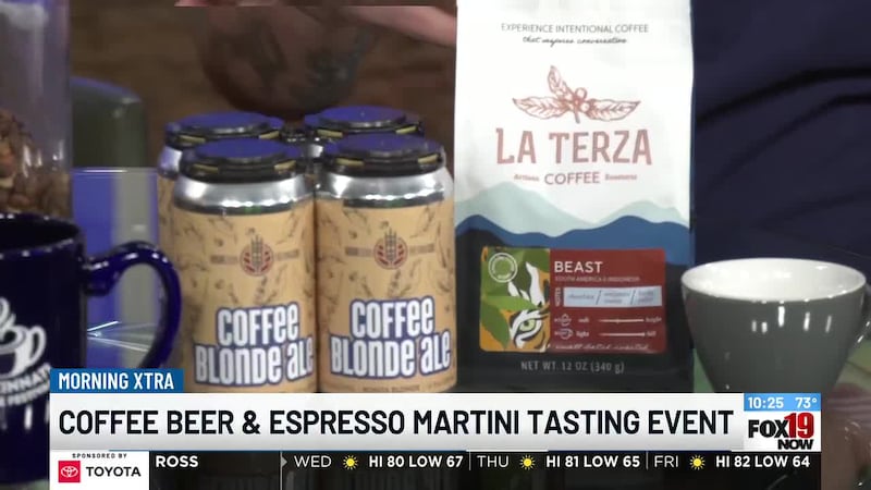 Coffee beer & espresso martini tasting event