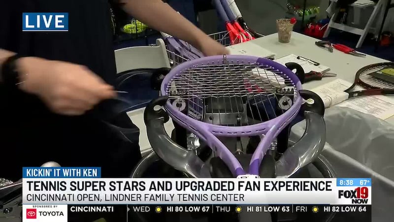 Kickin' it at the Cincinnati Open