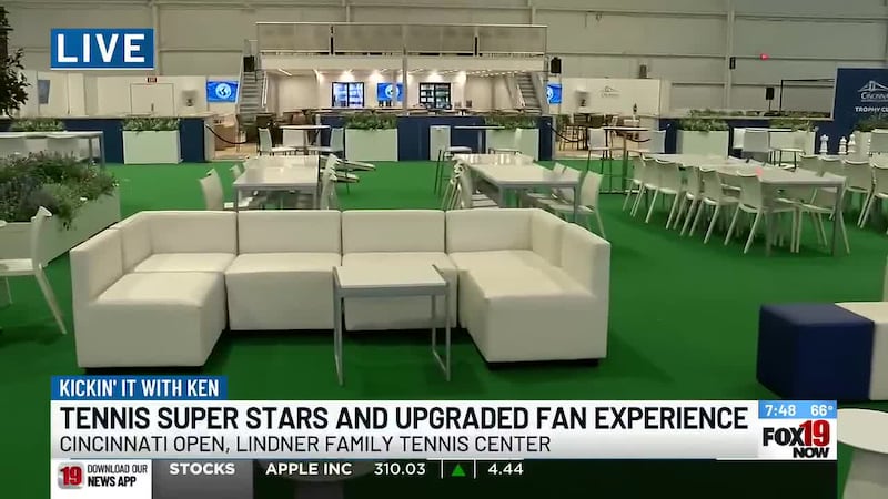 Tennis super stars and upgraded fan experience
