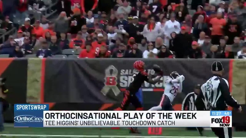OrthoCinsational Play of the Week: Tee Higgins' TD catch