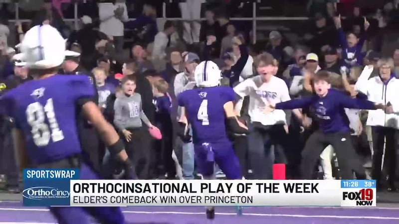 OrthoCinsational Play of the Week: Elder's comeback win over Princeton