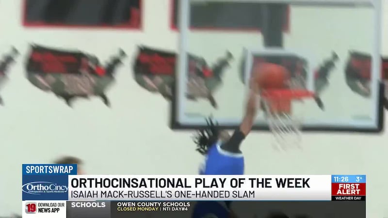 OrthoCinsational Play of the Week: Isaiah Mack-Russell's one-handed slam